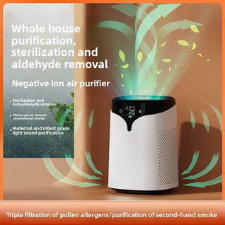Portable Air Purifier with Negative Ion Technology
