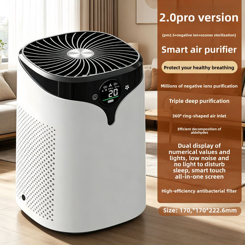 Portable Air Purifier with Negative Ion Technology